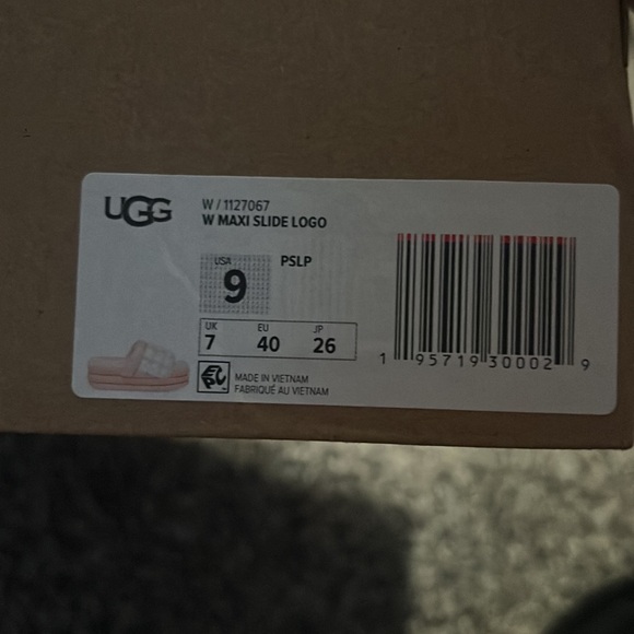 Maxi slide baby pink platform UGGS - Picture 2 of 3